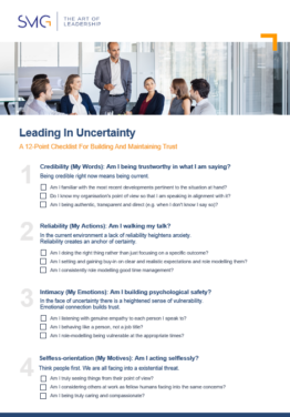 Leading Through Uncertainty